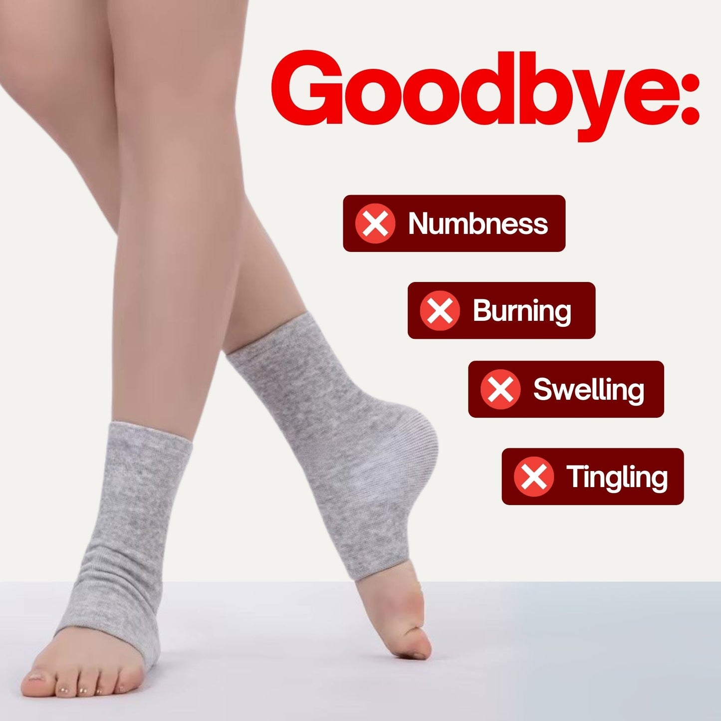 Premium Anti-Fatigue Bamboo Foot Sleeves