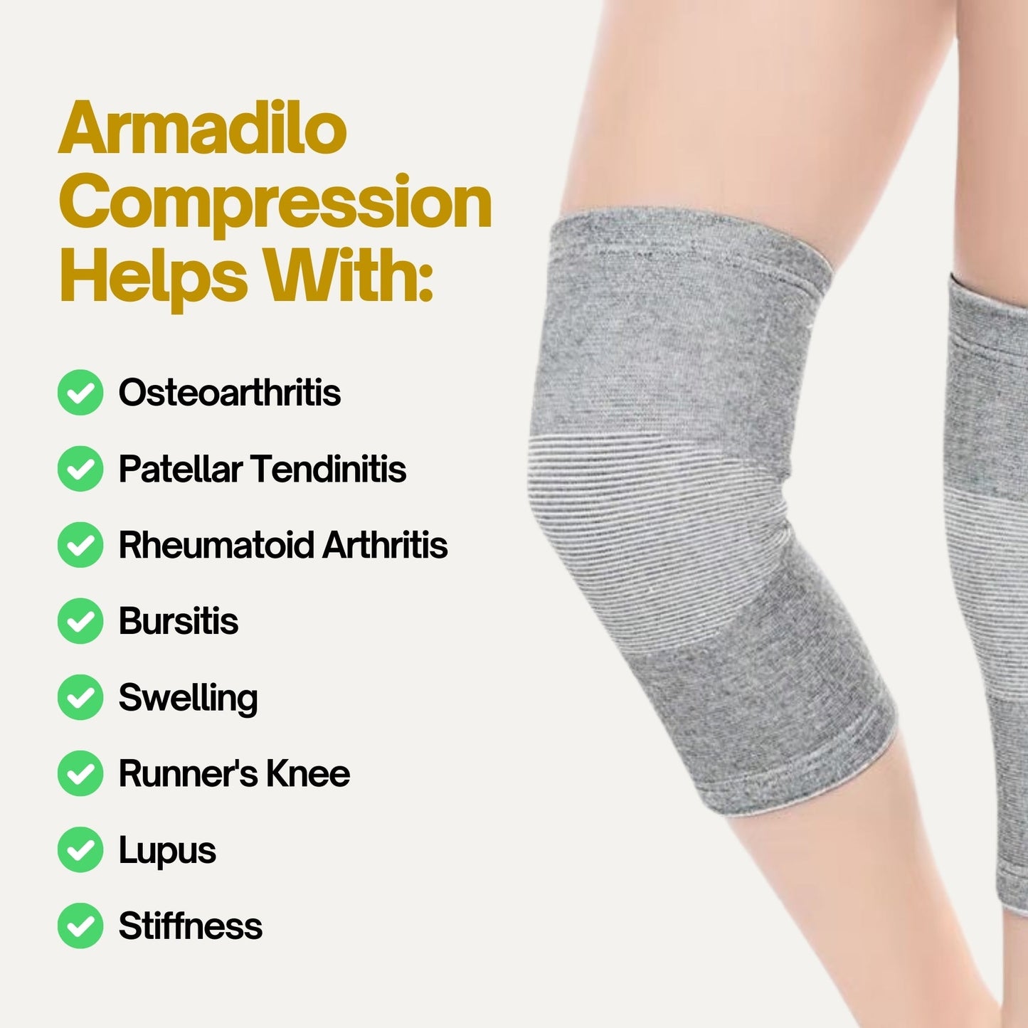 Premium Bamboo Knee Sleeve (Single)