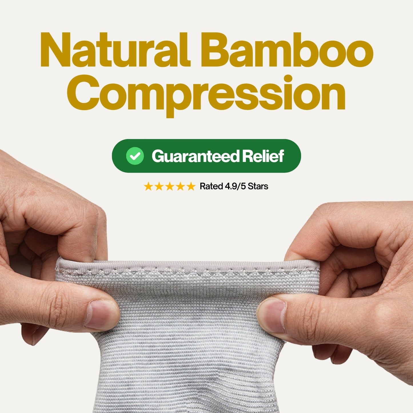 Premium Bamboo Knee Sleeve (Single)