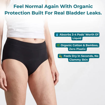 Leakproof Underwear For Bladder Leaks (Set of 2)